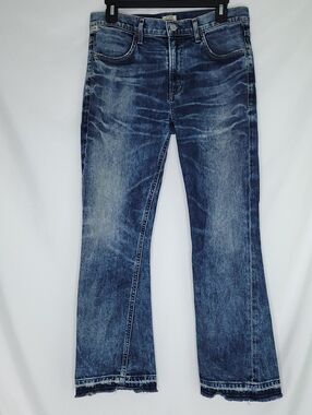 CITIZENS OF HUMANITY Sasha Twist Crop Low Slung Flare Jeans Size 27